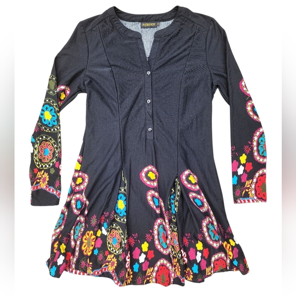 REBORN Tunic style sweater dress, mini dress, size M - Picture 2 of 9